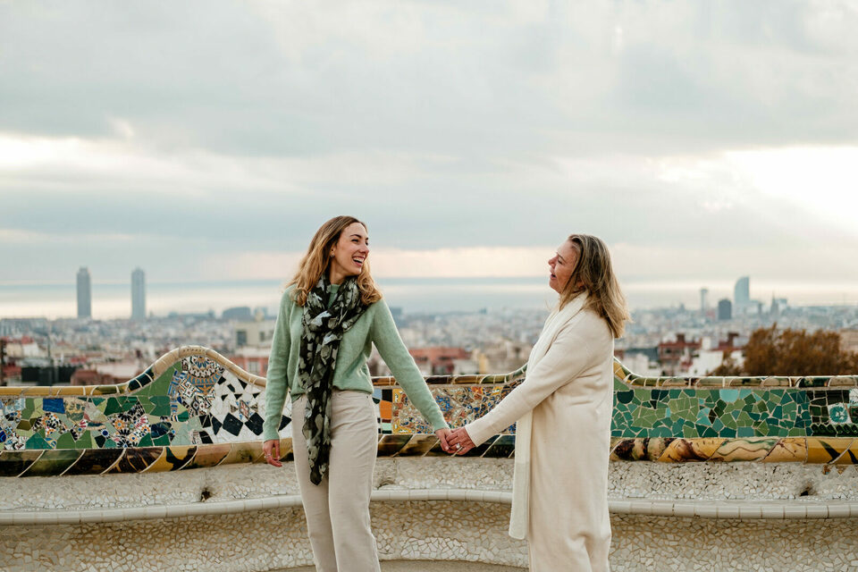 Isabela + Tereza in Park Güell