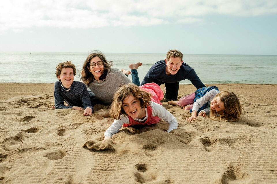 Tania + FranK + Sebastian + Solen + Anouk in Castelldefels