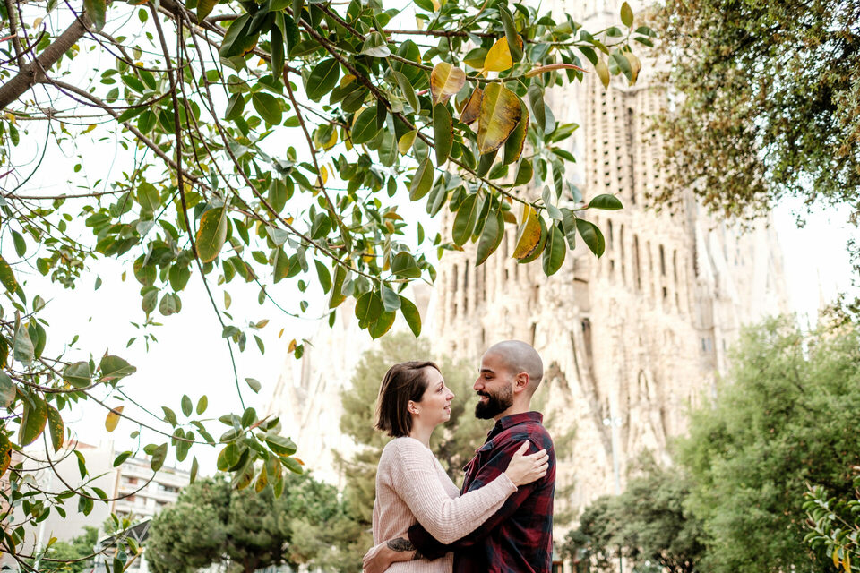 Rauf + Carolina in Sagrada Família